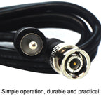 BNC Male To RCA Male Connection Cable Copper HD Video Coaxial Cable Monitoring Cable, Length: