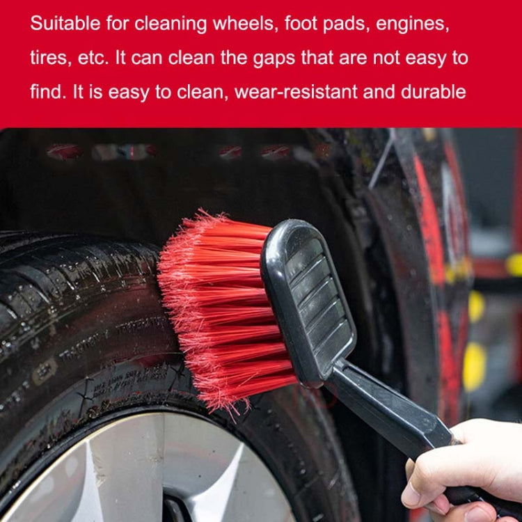 W-0272 Multifunctional Long Hair Cleaning Soft Car Tire Brush — view 6