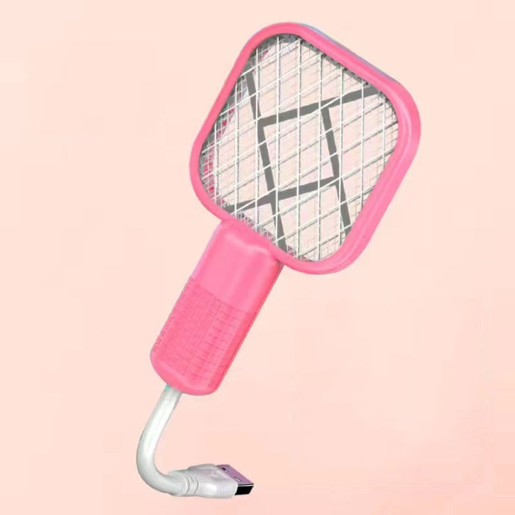 USB Electric Mosquito Swatter Mosquito Lamp 2-in-1 Mosquito Repellent — White