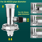 Three Head Washing Machine Floor Drain Joint Pipe Connector — view 7