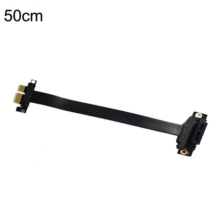 PCI-E 3.0 1X 180-degree Graphics Card Wireless Network Card Adapter Block Extension Cable, Length: — 40cm