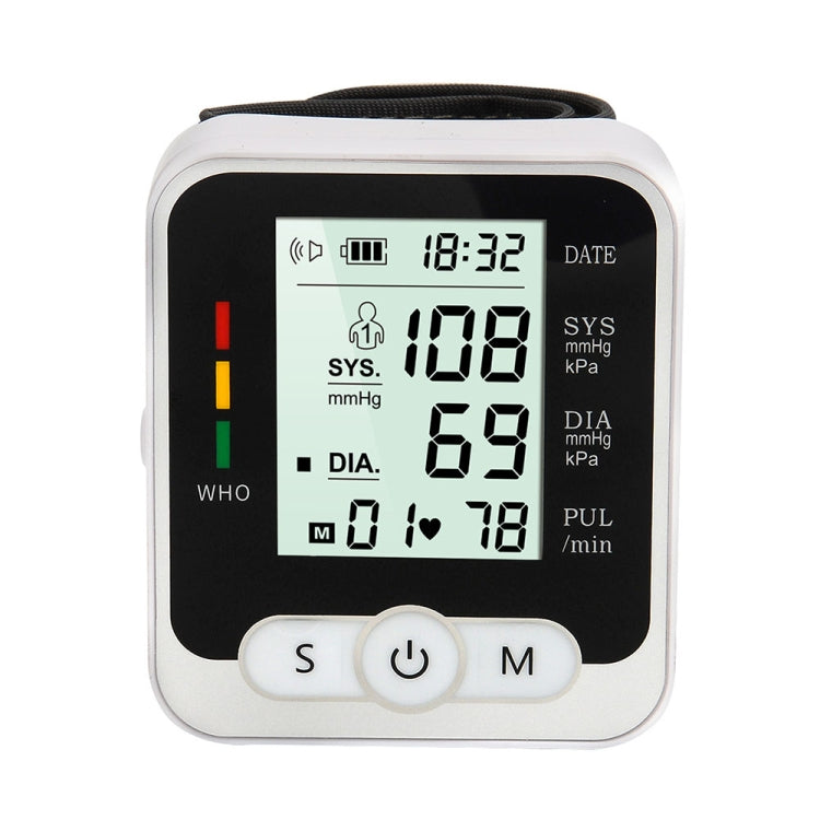 RAK189 Household Electronic Blood Pressure Measuring Device Wrist Sphygmomanometer — with Voice