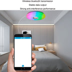 Remote Control Bluetooth LED Ceiling Lamp RGB Music Rhythm Color Changing Lamp — view 6