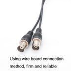 SZ015 BNC Male To 2xFemal Communication Cables VCR Coaxial Video Cable, Cable Length:0.42m