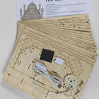 3D Wooden Puzzle Children Educational Toys DIY Handmade Ornaments, LG904 Castle