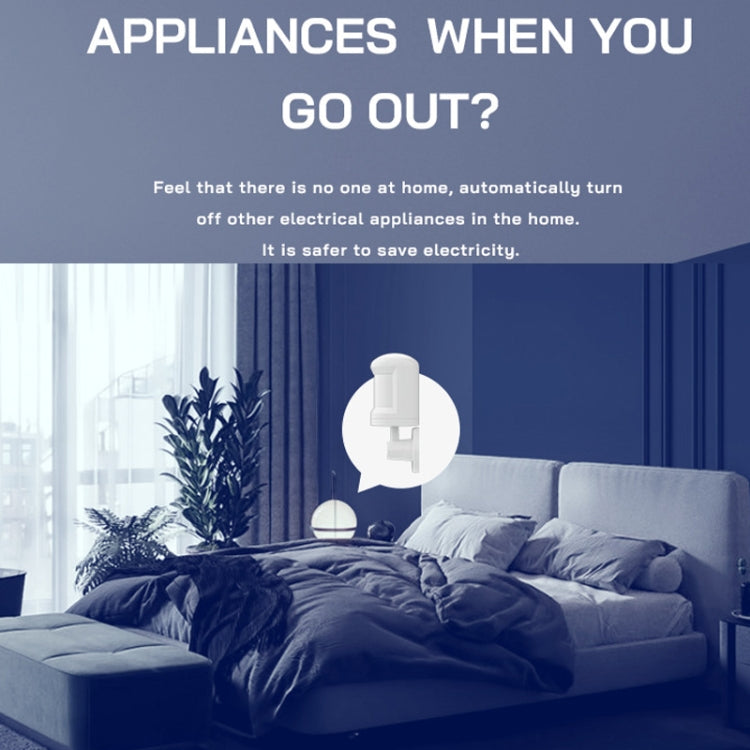 Tuya Smart App ZigBee Human Wireless Motion Infrared Sensor Detector — view 4