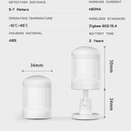 Tuya Smart App ZigBee Human Wireless Motion Infrared Sensor Detector — view 7