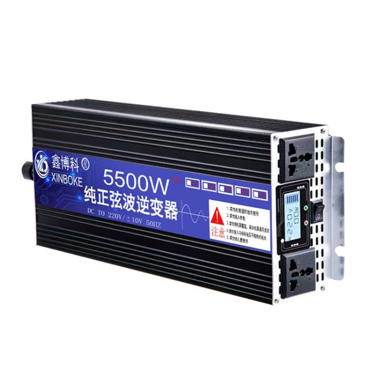 XINBOKE High Power Household Car Sine Wave Inverter — 12V 5500W To 220V 2500W(LCD Display)