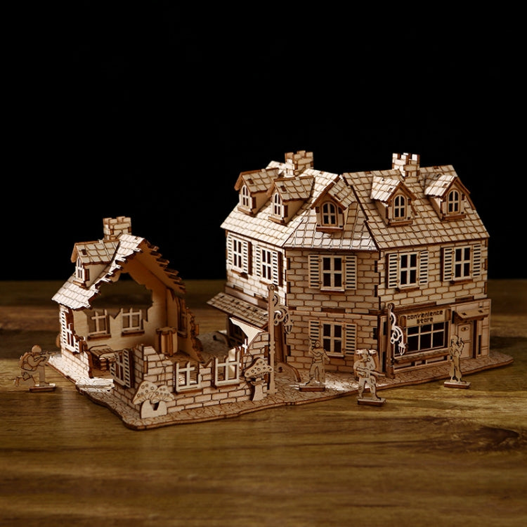 3D Wooden Puzzle Toys DIY Handmade Ornaments, Guarding The House