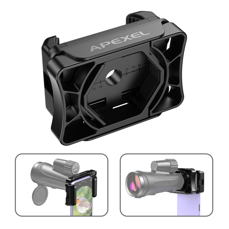 APEXEL APL-F002 Dual Monocular Bird Watching Camera Universal Eyepiece Connector Phone Accessories