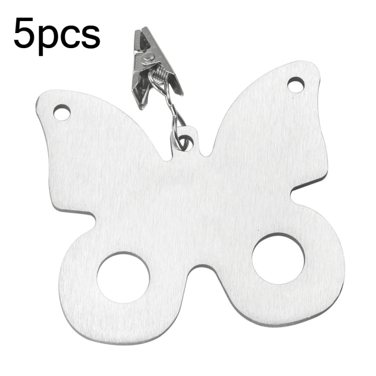5pcs Stainless Steel Tablecloth Clip Windproof Tablecloth Weights Hanger — Arrow
