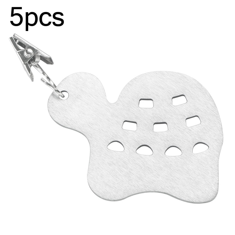 5pcs Stainless Steel Tablecloth Clip Windproof Tablecloth Weights Hanger — Butterfly TCC0010H
