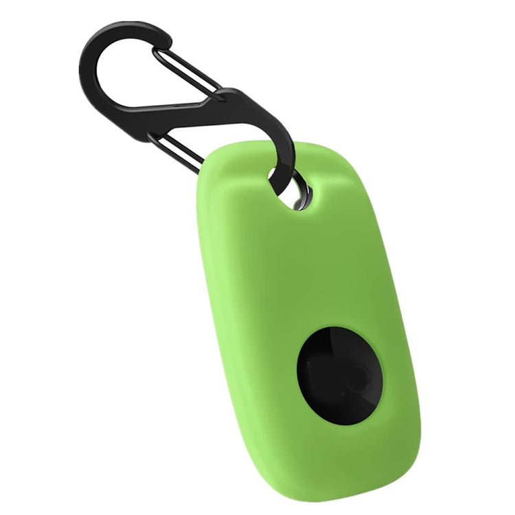 For Tile Mate Pro Tracker Silicone Case One-piece Design Protective Cover — Mint Green