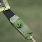 Tent Additional Pull Point Shark Clips Outdoor Camping Canopy Windproof Clip — 1PC (Dark Green)