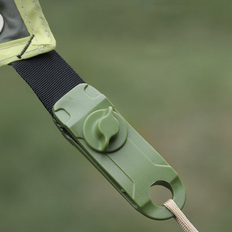 Tent Additional Pull Point Shark Clips Outdoor Camping Canopy Windproof Clip — 1PC (Dark Green)