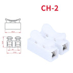 100pcs Self-Locking Push Type Ceiling Light Quick Terminal Block — CH-2