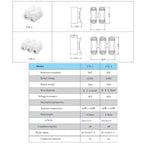 100pcs Self-Locking Push Type Ceiling Light Quick Terminal Block — view 4