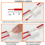 100pcs Self-Locking Push Type Ceiling Light Quick Terminal Block — view 6