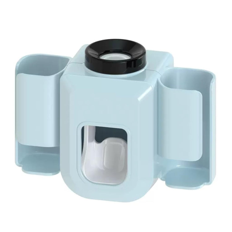 Electric Toothbrush Holder Automatic Toothpaste Squeezer Bathroom Wall Mounted Toothpaste Holder — White