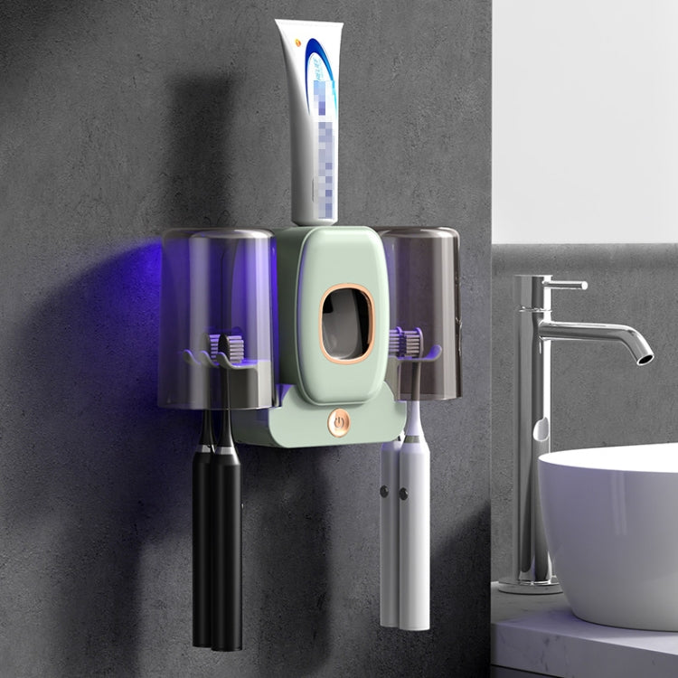 Couple Wall Mounted Toothbrush Holder Automatic Squeeze Toothpaste Device, Spec: — view 8