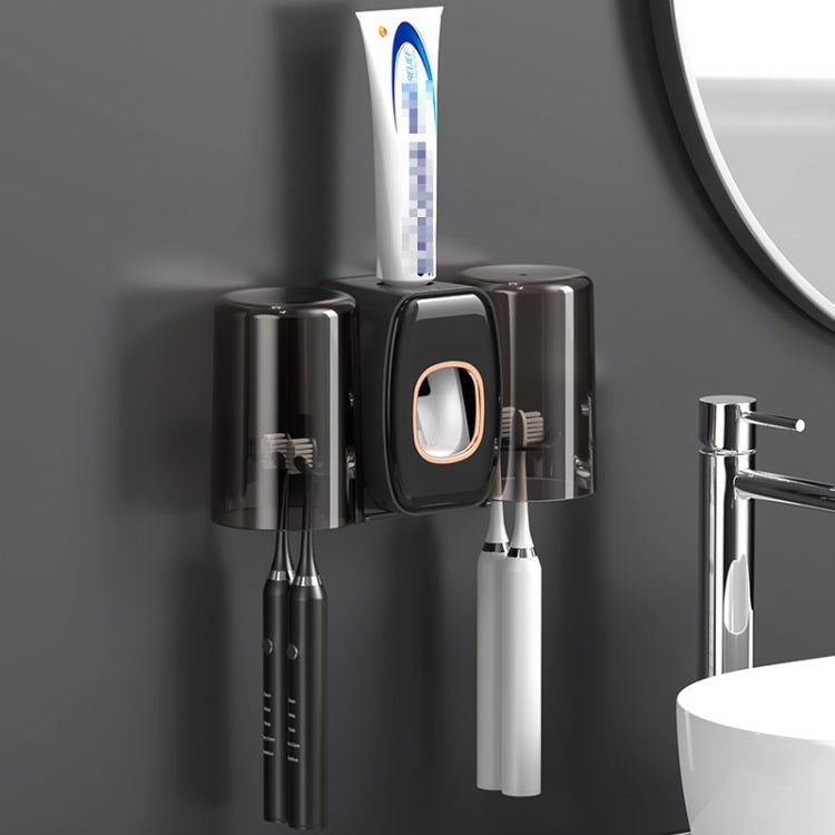 Couple Wall Mounted Toothbrush Holder Automatic Squeeze Toothpaste Device, Spec: — view 10