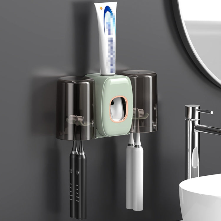 Couple Wall Mounted Toothbrush Holder Automatic Squeeze Toothpaste Device, Spec: — view 11