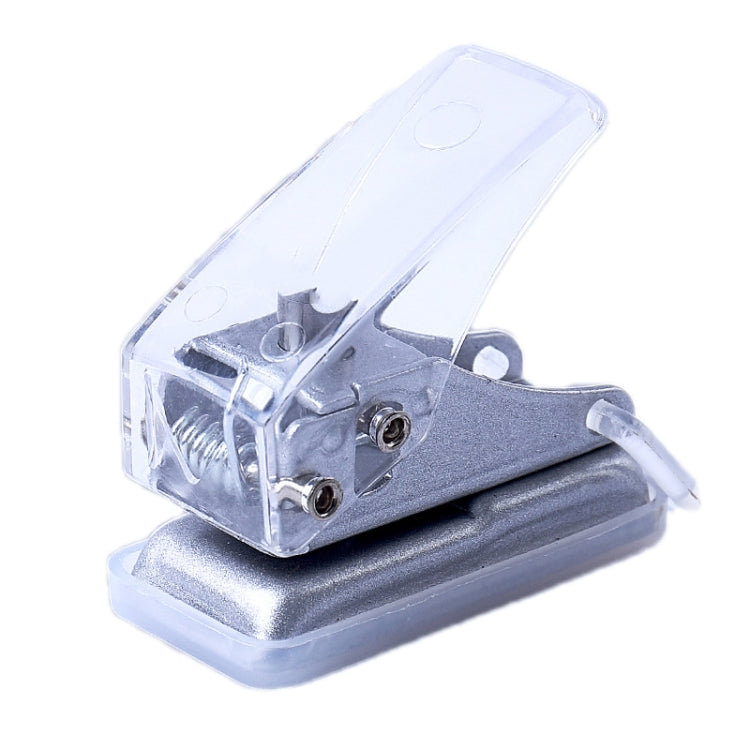 kw-trio 92A0 10 Pages Single Hole Mini Loose Leaf Puncher — White
