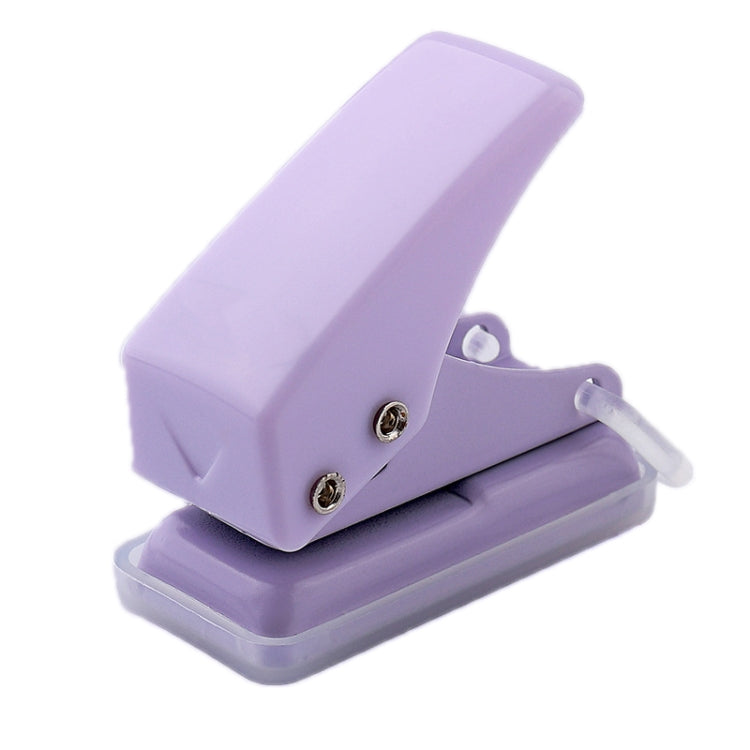 kw-trio 92A0 10 Pages Single Hole Mini Loose Leaf Puncher — Pink