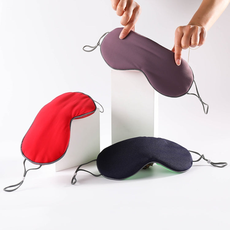 2pcs Double-sided Sleep Eye Mask Elastic Bandage Travel Eyeshade — Ginger+Light Yellow