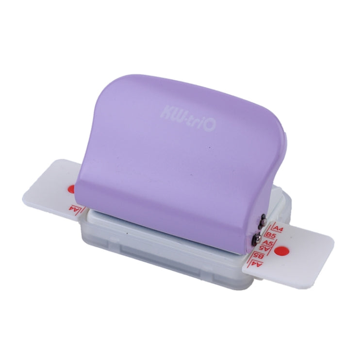 KW-TRIO 99h9 6 Holes A4 B5 Student Handmade Paper Hole Puncher — White