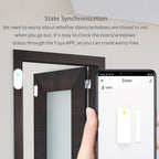 Tuya WiFi Door Magnetic Sensor Remote Intelligent Linkage Doors Windows Switch Anti-alarm APP Reminder Alarm — view 4