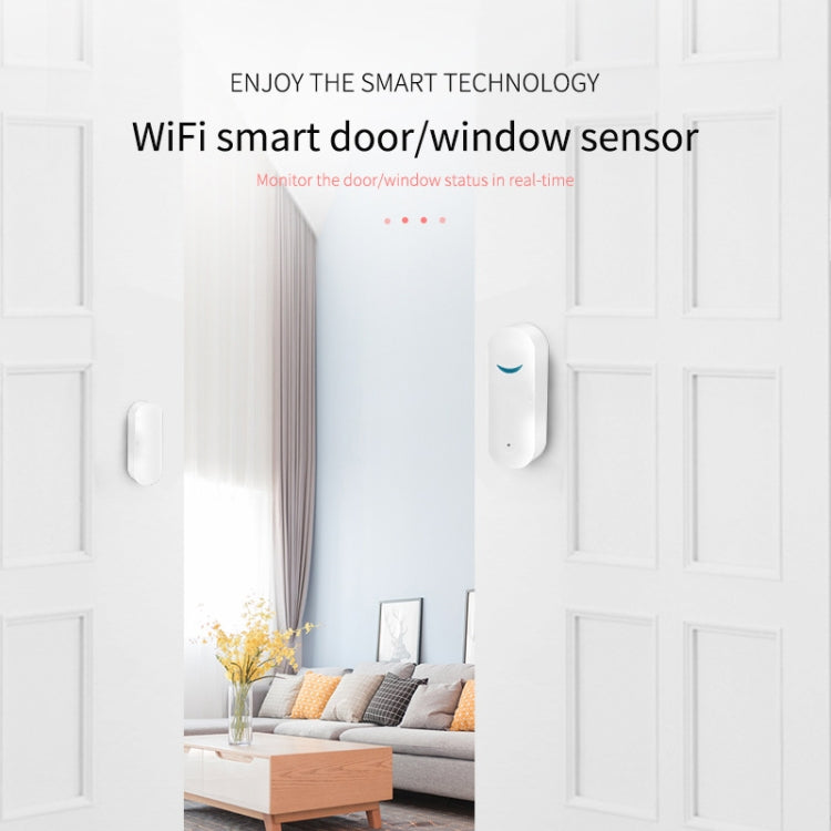 Tuya WiFi Door Magnetic Sensor Remote Intelligent Linkage Doors Windows Switch Anti-alarm APP Reminder Alarm — view 8