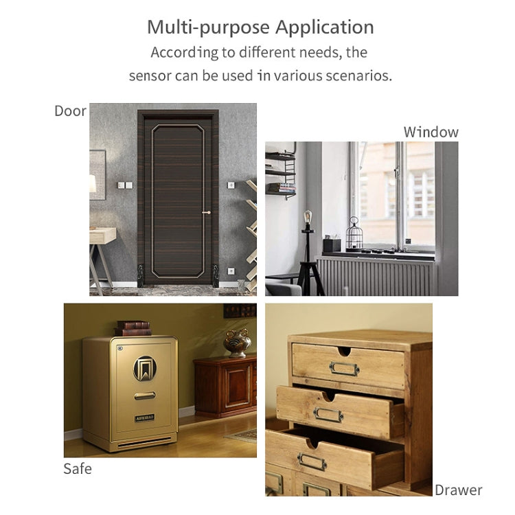 Tuya WiFi Door Magnetic Sensor Remote Intelligent Linkage Doors Windows Switch Anti-alarm APP Reminder Alarm — view 9