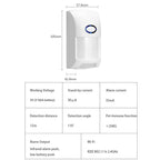 Tuya Smart App WiFi Infrared Alarm Smart Home Human Body Infrared Detector PIR