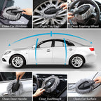 6pcs/Set Gloves Dusting Tire Brush Car Cleaning Brush Set