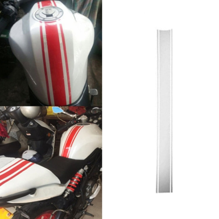 50cm DIY Fuel Tank Cover Reflective Sticker for Car and Motorcycle — Black