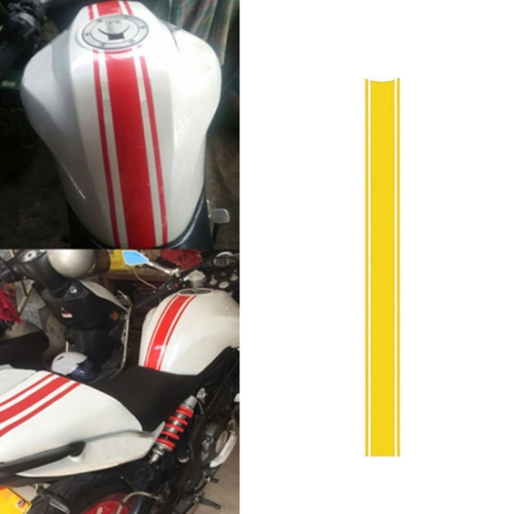 50cm DIY Fuel Tank Cover Reflective Sticker for Car and Motorcycle — Red