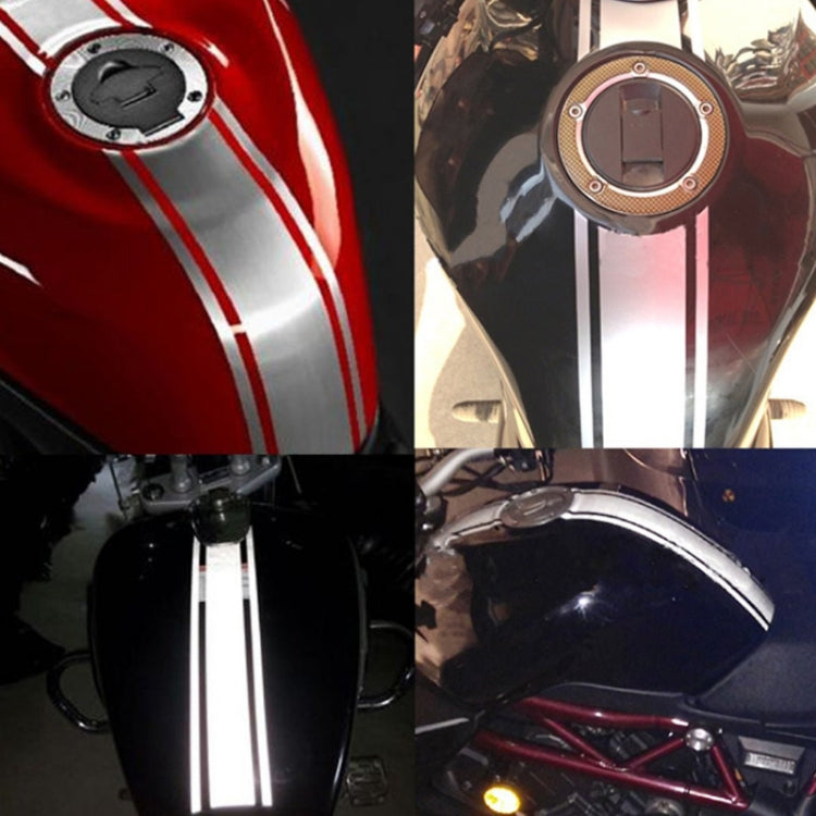 50cm DIY Fuel Tank Cover Reflective Sticker for Car and Motorcycle