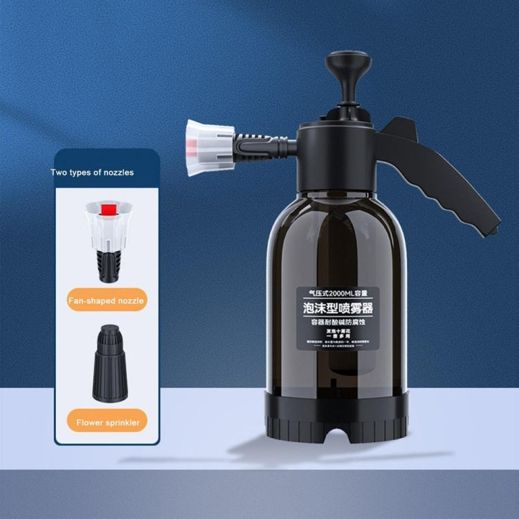 2L Foam Sprayer Pressure Spray Bottle for Car Washing Plants Watering Fertilizing