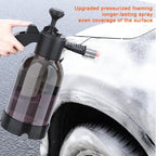2L Foam Sprayer Pressure Spray Bottle for Car Washing Plants Watering Fertilizing