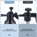 2L Foam Sprayer Pressure Spray Bottle for Car Washing Plants Watering Fertilizing