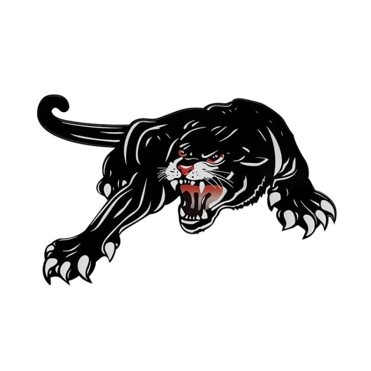 Colorful Black Panther Car Hood Door Reflective Sticker — Head Towards The Right
