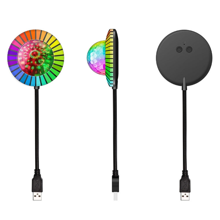 MS-201 USB Magic Ball Star Projection Light Vehicle Car Atmosphere Light Support APP Control