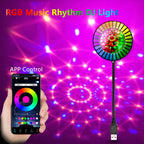 MS-201 USB Magic Ball Star Projection Light Vehicle Car Atmosphere Light Support APP Control — view 2