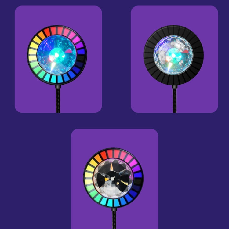 MS-201 USB Magic Ball Star Projection Light Vehicle Car Atmosphere Light Support APP Control — view 3