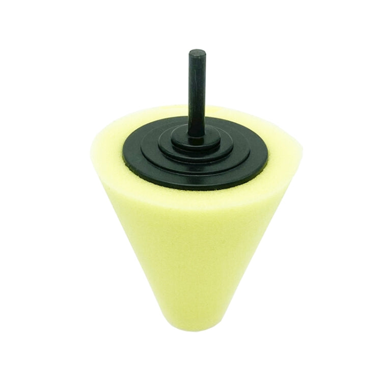 Car Cone 3 inch Polishing Sponge Wheel Polishing Disc — Single Cone 3 inch Orange