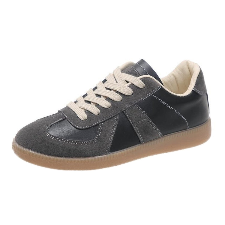 Couple Style Breathable Running Casual Sneakers — Beige