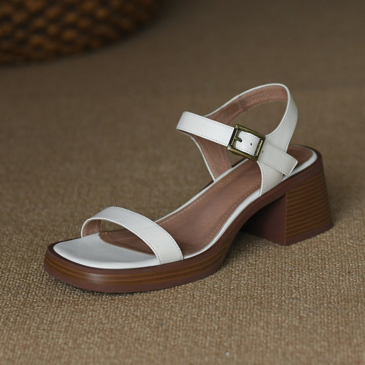 Summer Platform Mid Heel Open Toe Sandals — view 13