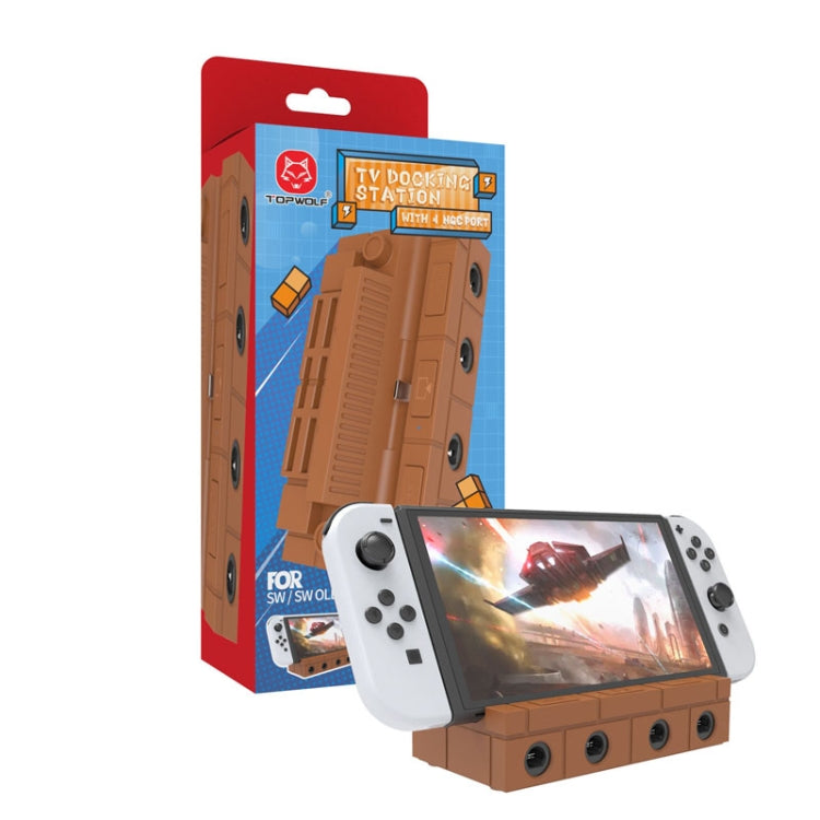For Nintendo Switch / Switch OLED / NGC SW450 Handle Converter Multi-Function Charging Base Screener