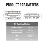 For Nintendo Switch / Switch OLED / NGC SW450 Handle Converter Multi-Function Charging Base Screener